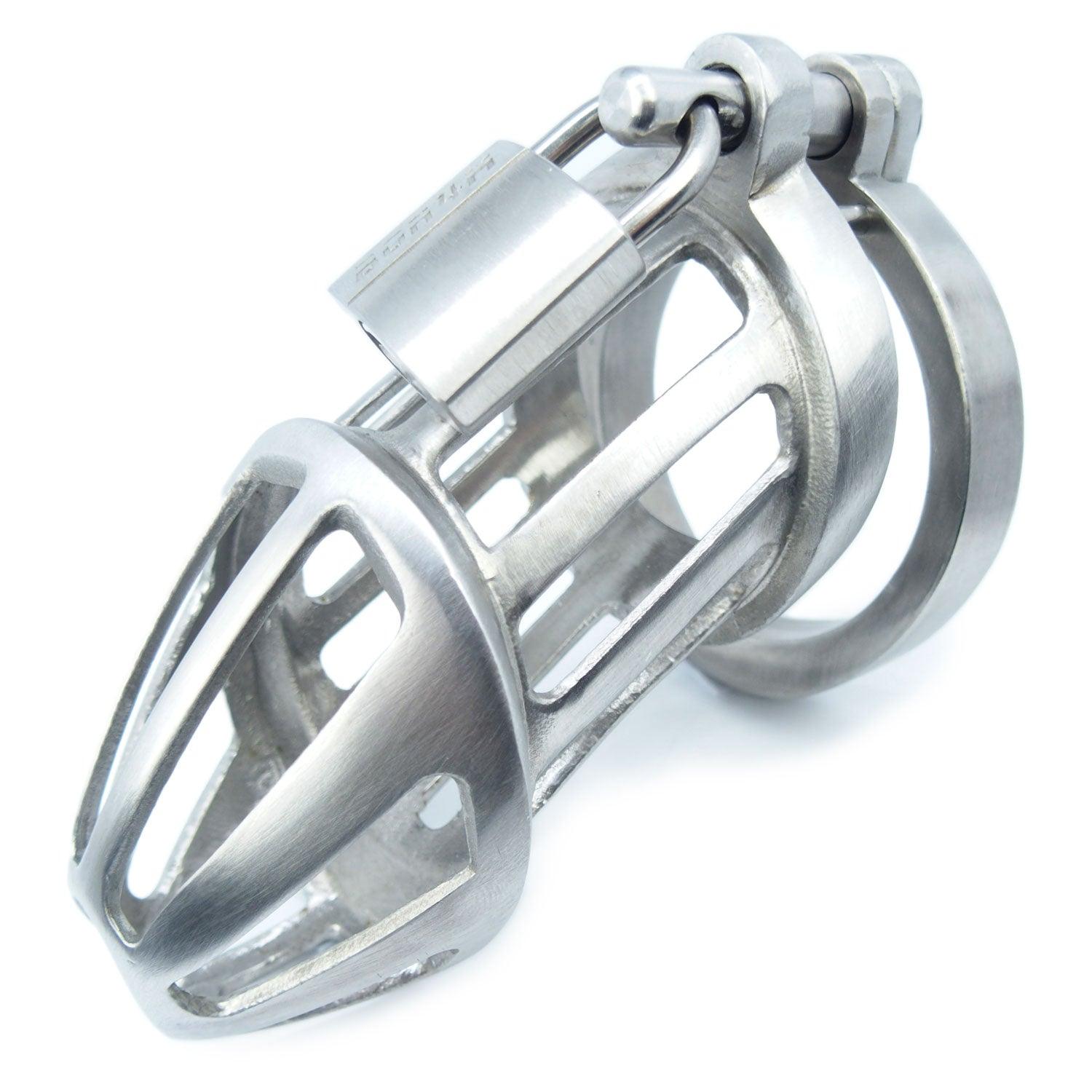 BON4M small - medium stainless steel chastity cage – BON 4