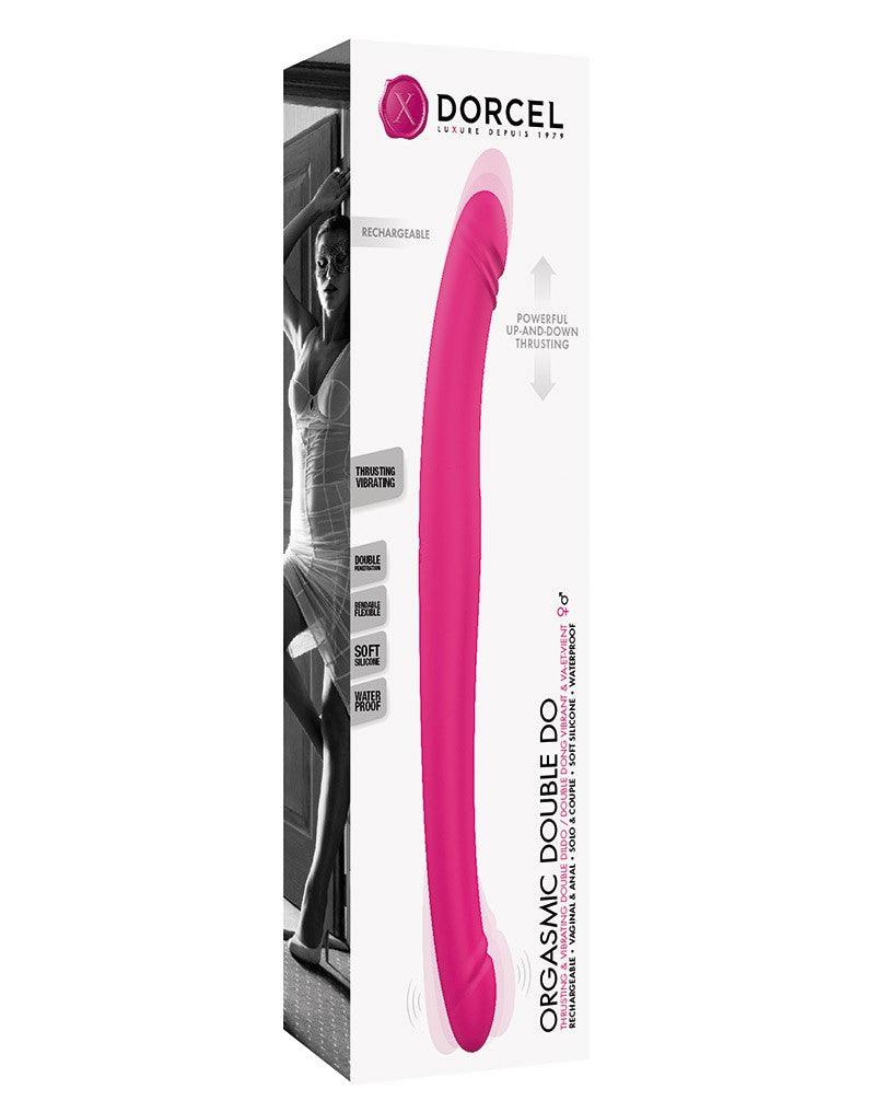 DORCEL - ORGASMIC DOUBLE DO - DOUBLE VIBRATING DILDO - PINK The Sissy Market DORCEL - ORGASMIC DOUBLE DO - DOUBLE VIBRATING DILDO - PINK The Sissy Market