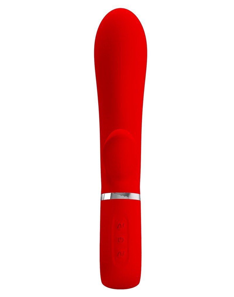 PRETTY LOVE - RABBIT VIBRATOR - RED The Sissy Market PRETTY LOVE - RABBIT VIBRATOR - RED The Sissy Market