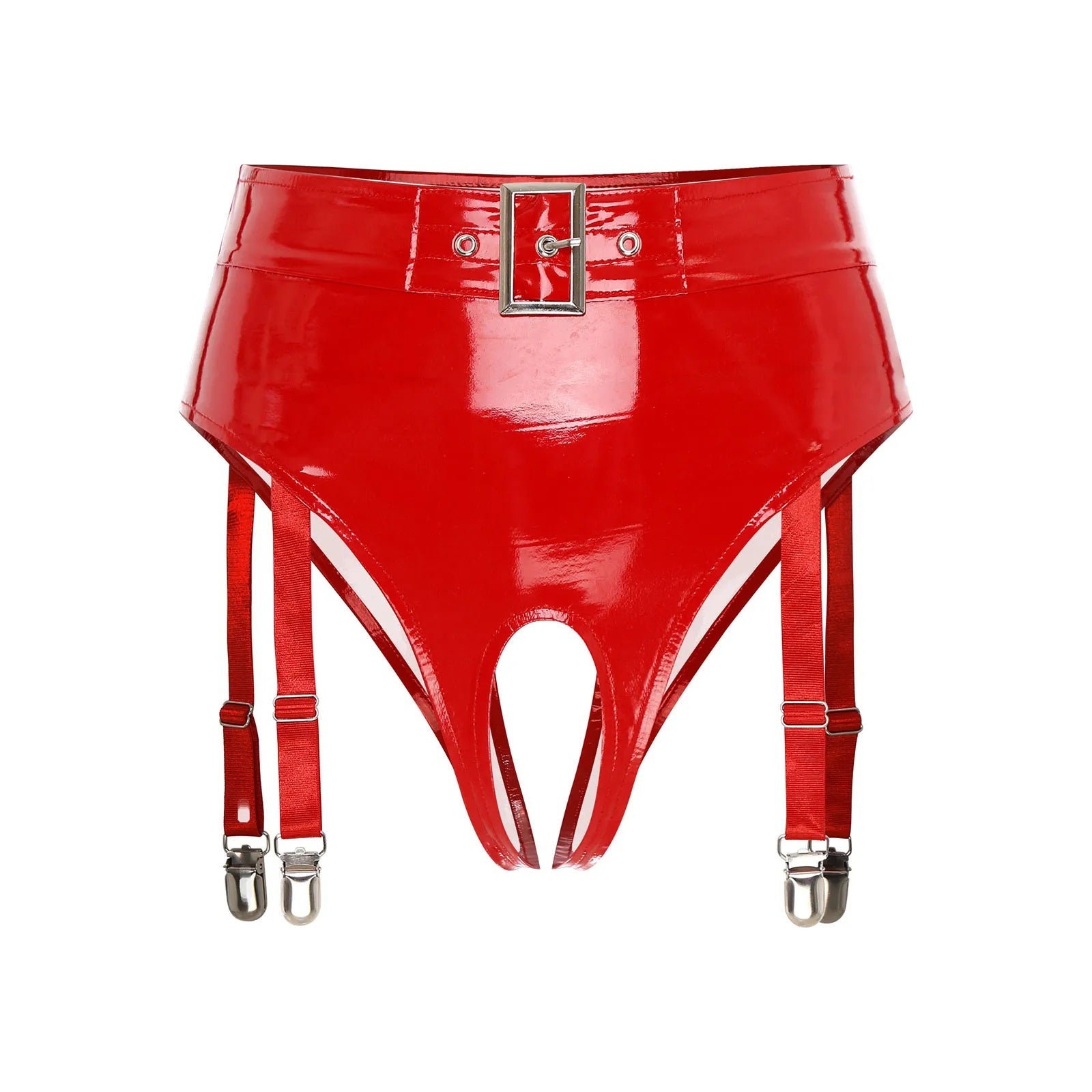 RED GARTER BELT WITH OPEN CROTCH The Sissy Market RED GARTER BELT WITH OPEN CROTCH The Sissy Market