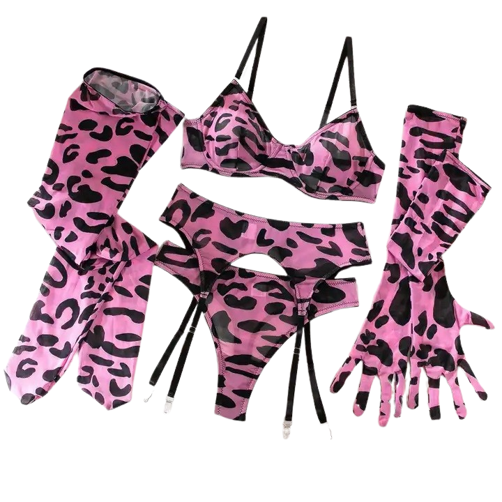 SEXY LEOPARD LINGERIE SET The Sissy Market SEXY LEOPARD LINGERIE SET The Sissy Market