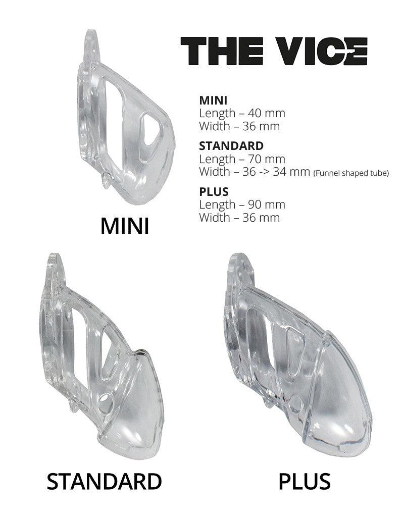 CHASTITY CAGE: THE VICE V2 - MINI - CLEAR – The Sissy Market