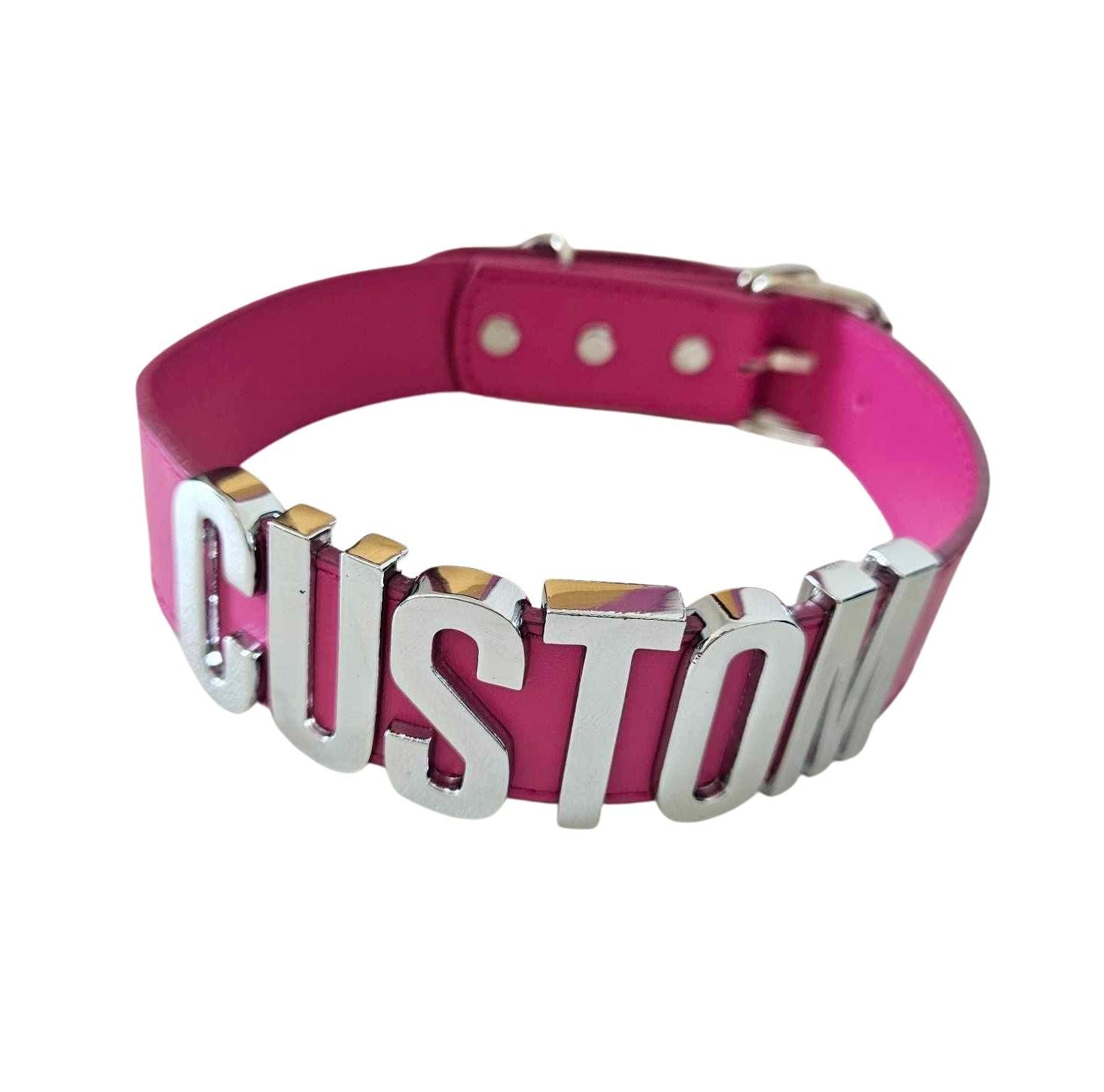 CUSTOM SLAVE COLLAR (Different colors and styles) – The Sissy Market
