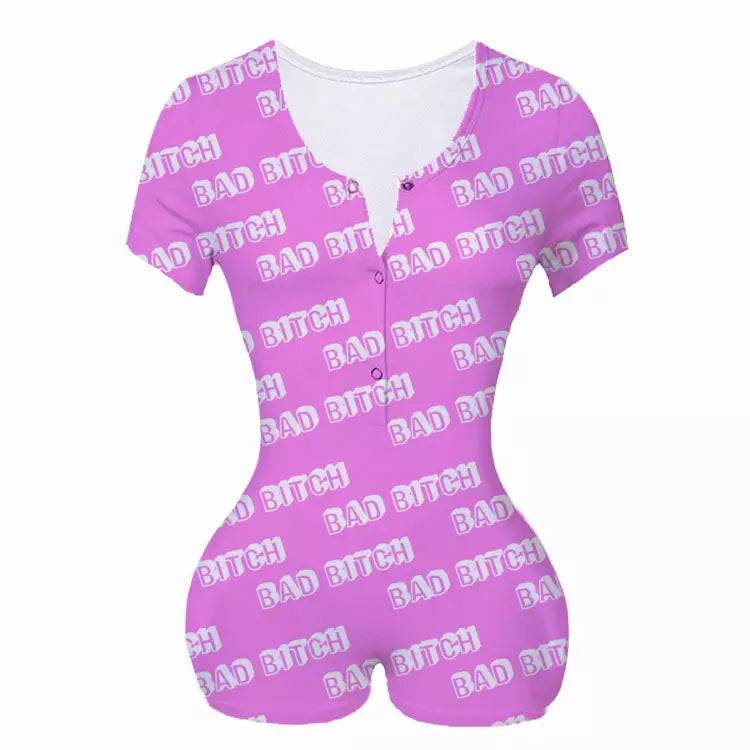 LittleForBig Zijdeachtig rompertje Onesie Pyjama Bodysuit - Cheer Sissy Onesie Romper, roze, XS LittleForBig Zijdeachtig rompertje Onesie Pyjama Bodysuit - Cheer Sissy Onesie Romper, roze, XS