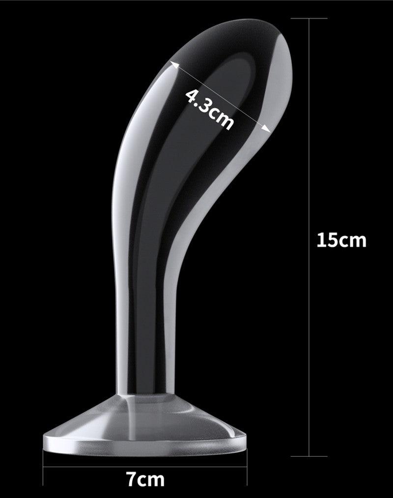 FLAWLESS CLEAR PROSTATE BUTTPLUG - STYLE 1  The Sissy Market