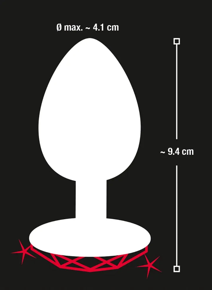HEART SHAPED DIAMOND ANAL PLUG The Sissy Market HEART SHAPED DIAMOND ANAL PLUG The Sissy Market
